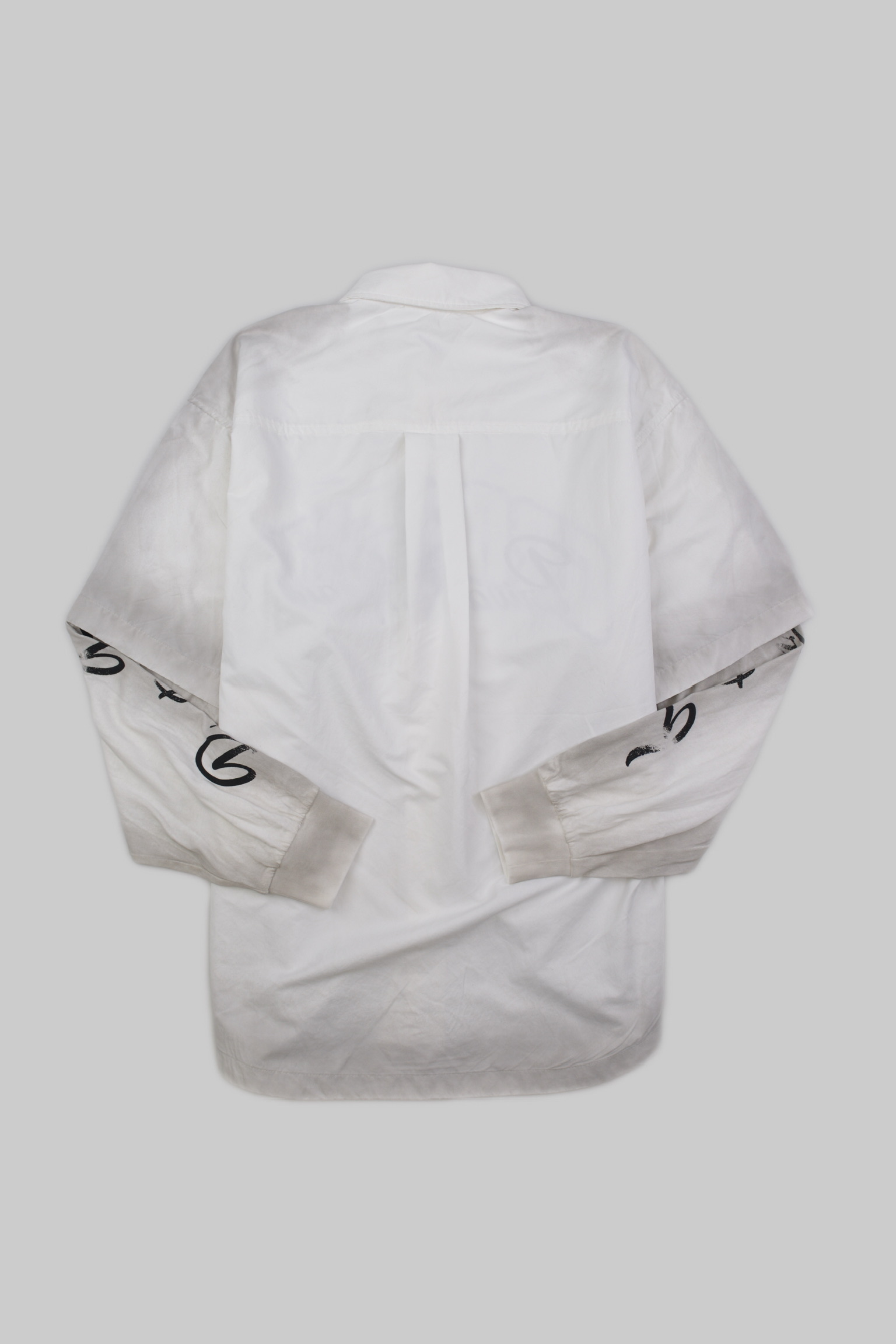 Vintage Layered Script Shirt （ヴィンテージ レイヤード スクリプト シャツ) Vintage White サイズ: S