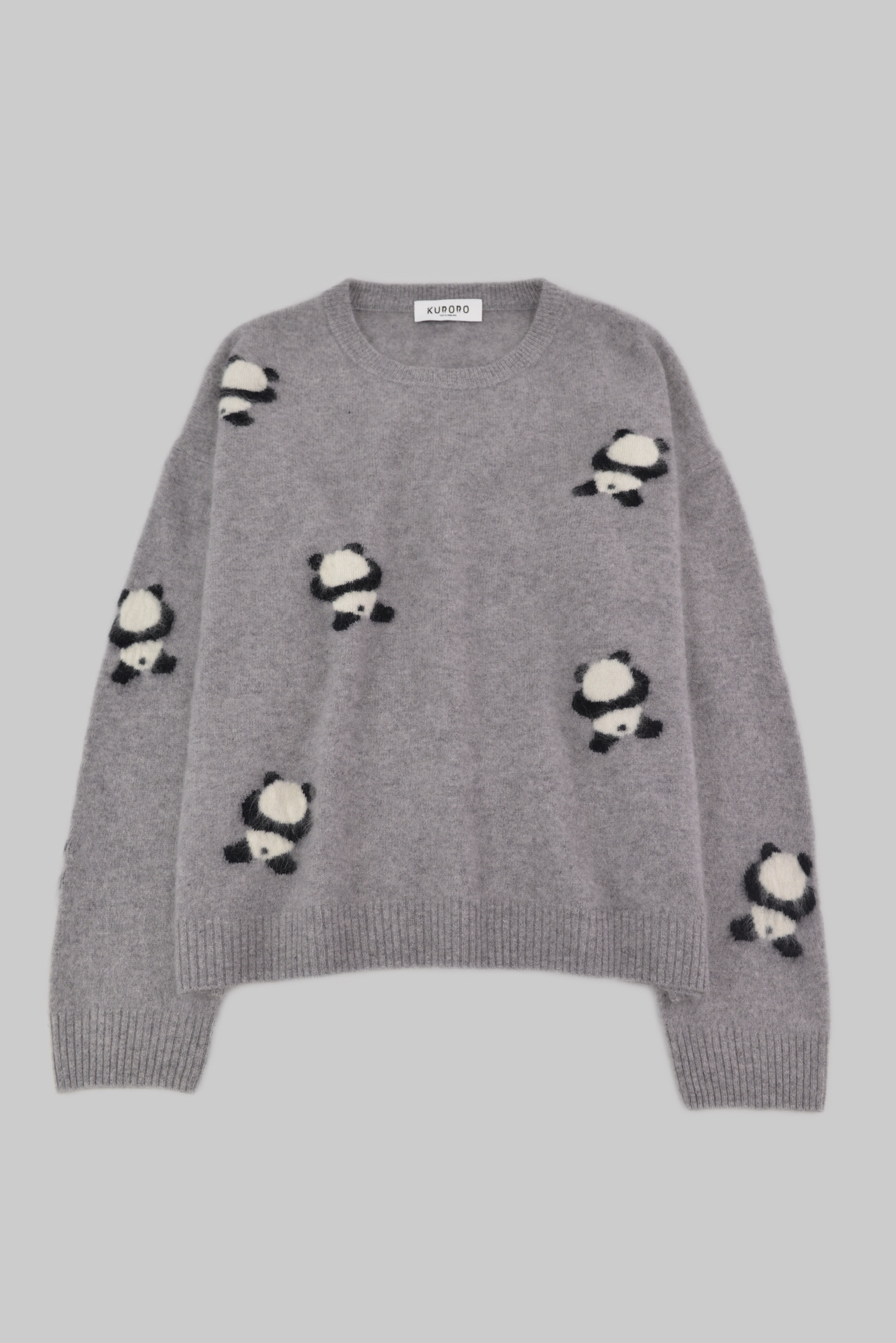 KURORO Fluffy Panda Knit Sweater / フラッフィーパンダニットセーター