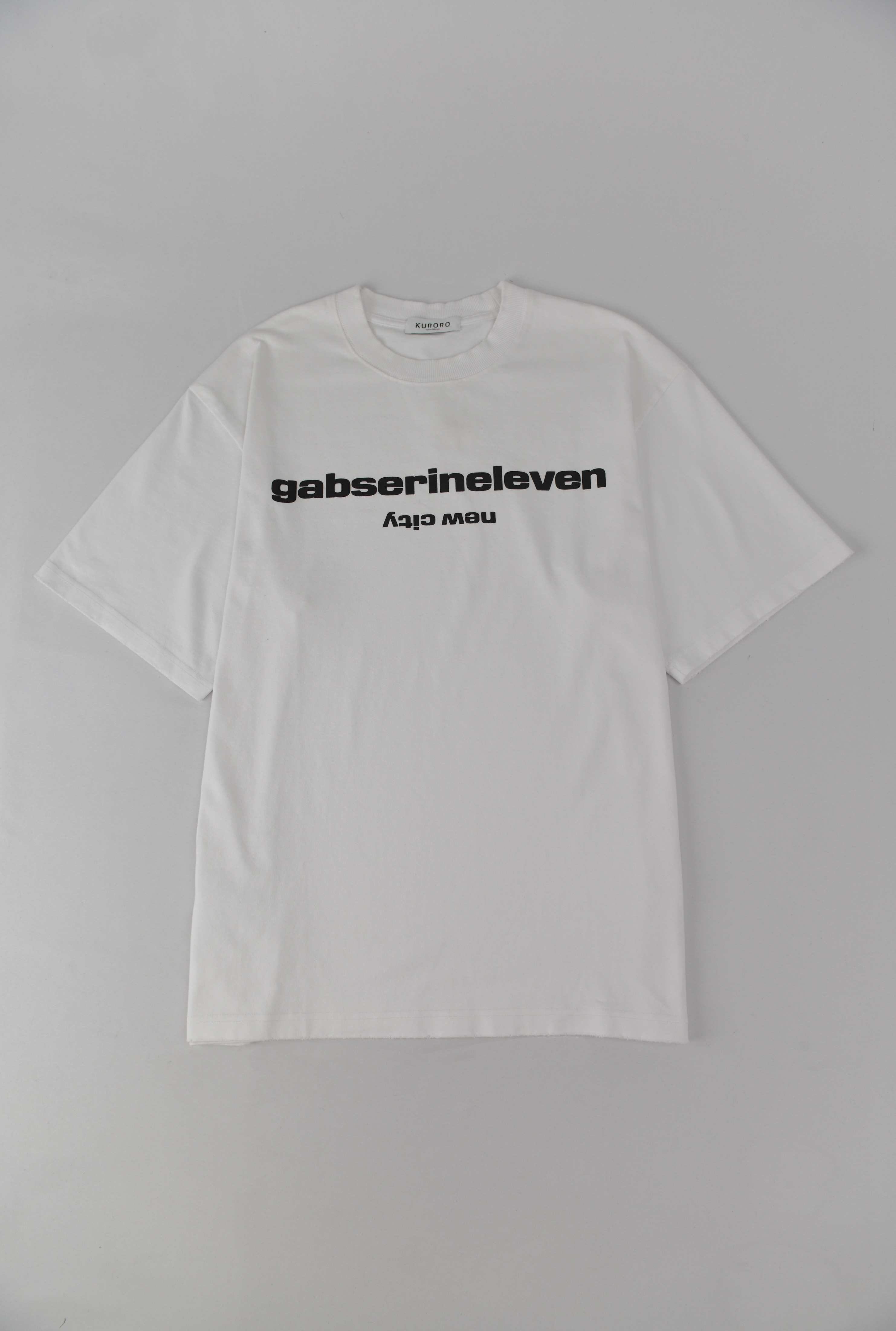 gabserineleven New City ロゴTシャツ / ホワイト サイズ: S