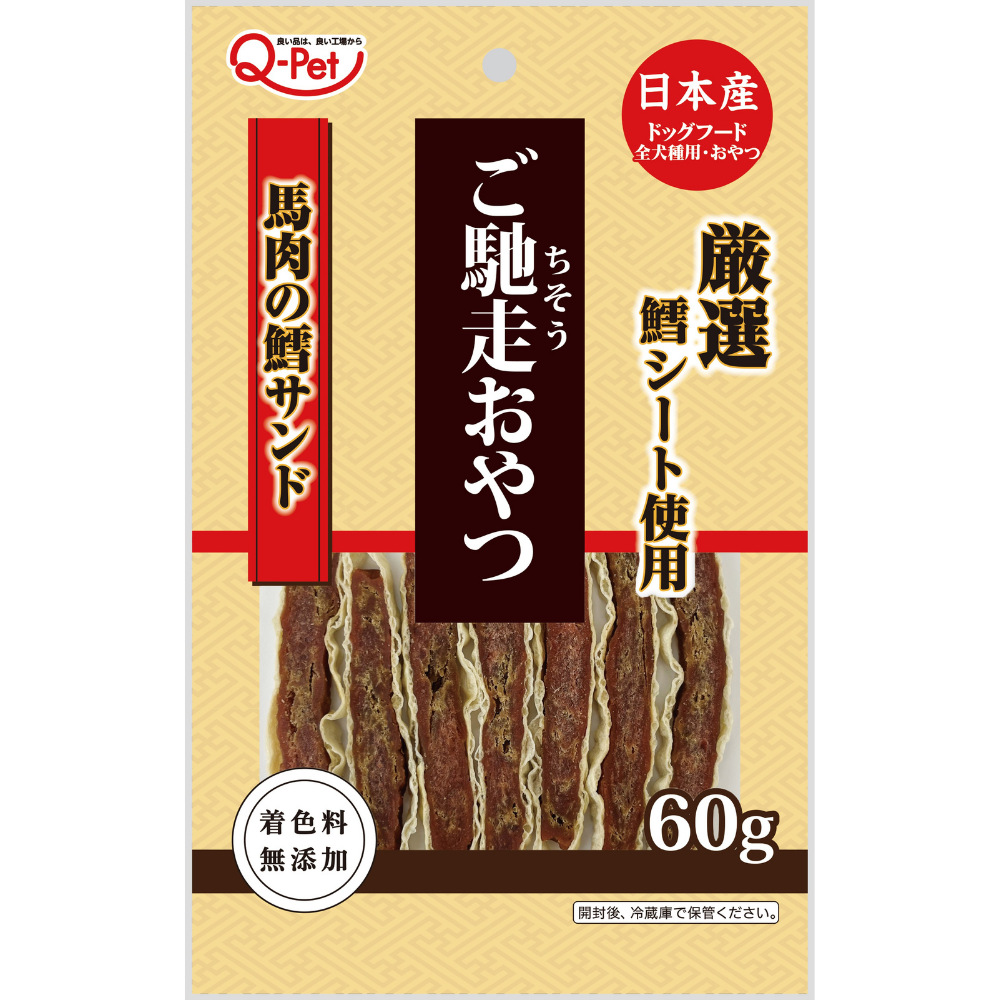 1982 ご馳走おやつ 馬肉鱈サンド60g 023086