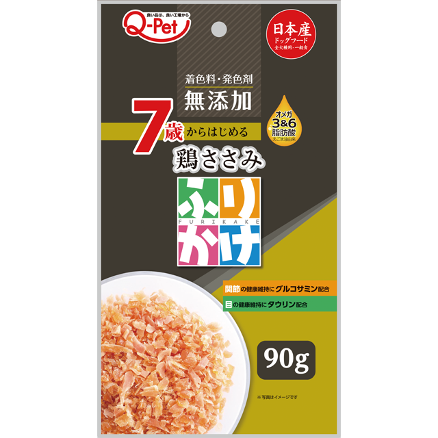 1671 Q-Petふりかけ7歳からの鶏ささみ90g [019614]