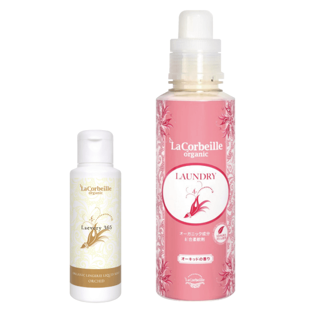 衣類長持ち2点セット（柔軟剤 本体600ml+ラブリー365 100ml :各1）