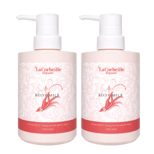 【2個セット】Wプロテクト ユビキノン ボディミルク（オーキッドの香り）