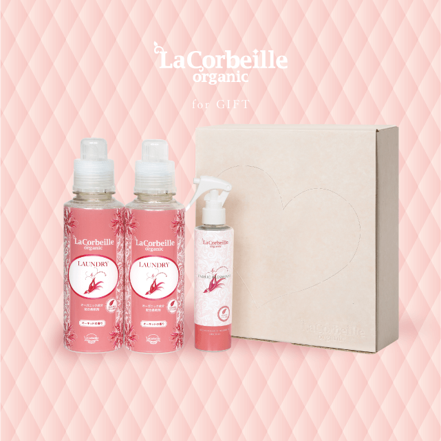 【ギフト】オーガニックランドリー３点セット（オーキッドの香り）