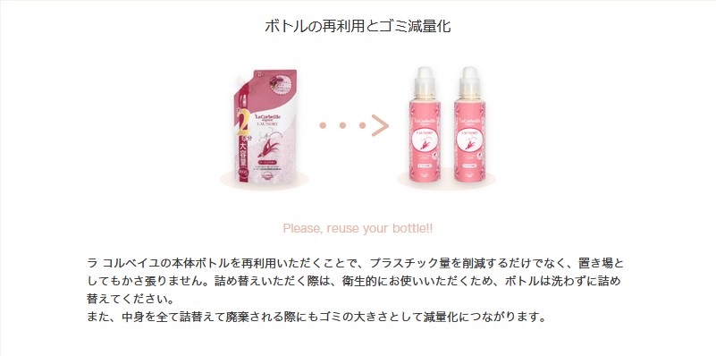 《定期購入》2ヶ月毎 オーガニックランドリー［柔軟剤］詰め替え2本分（オーキッドの香り）