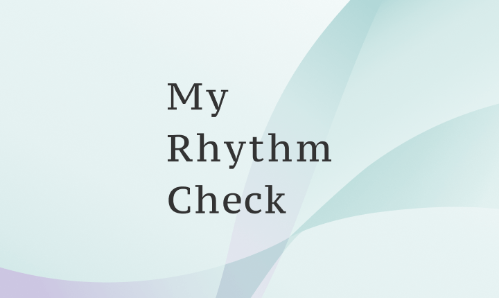 my rhythm check
