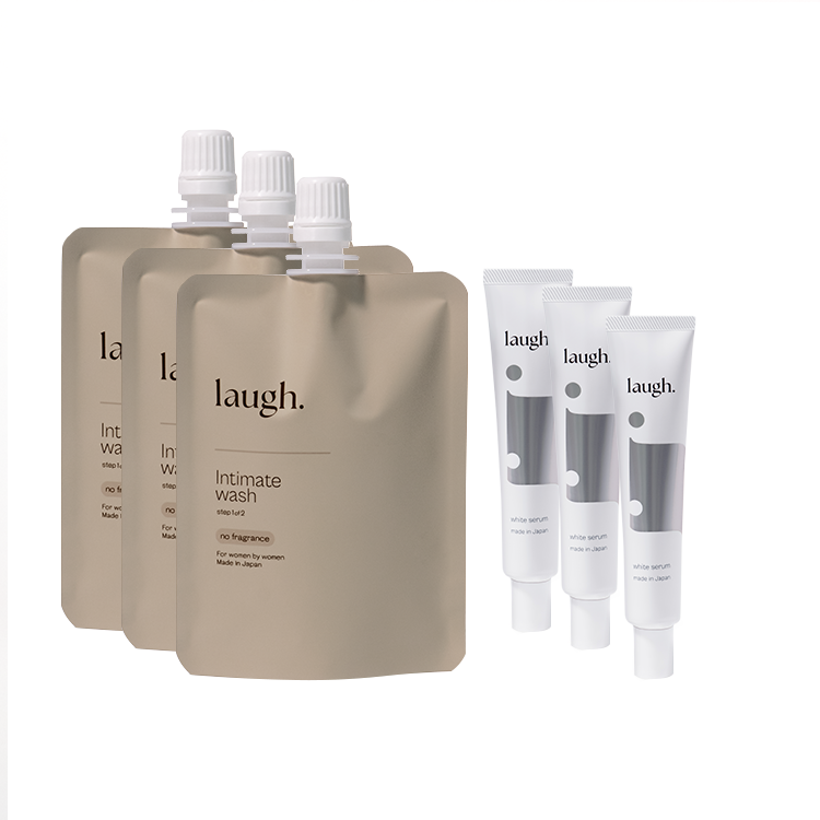 【香料変更】3か月おまとめセットケアプラン　2回目以降　(ウォッシュ：100ml、薬用ホワイトセラム：30g) 香り: 無香料