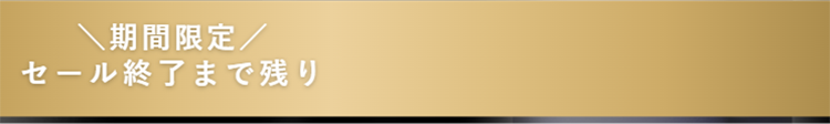 期間限定セール終了まで残り