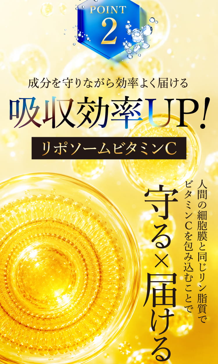 吸収効率UP！