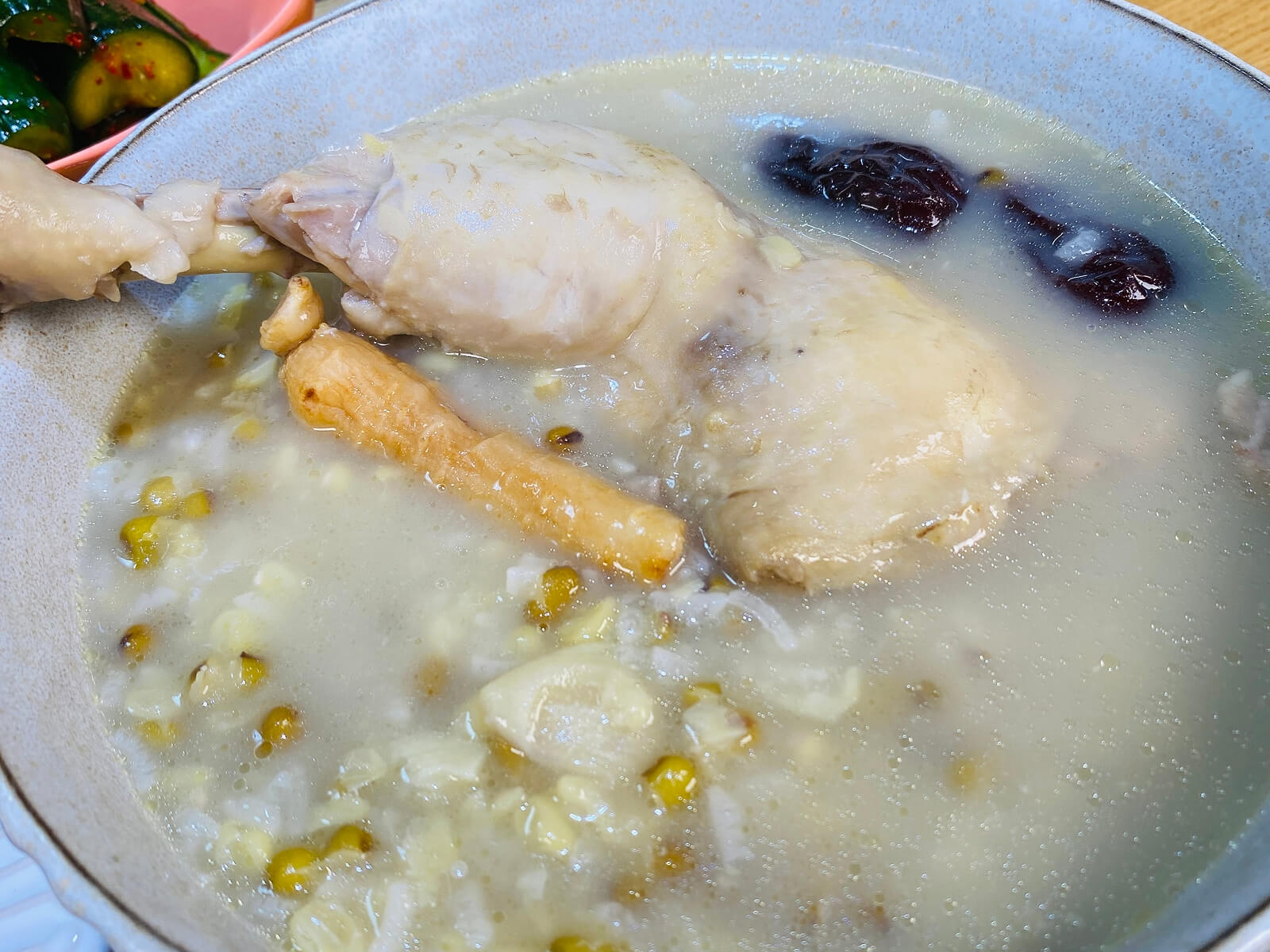 スタミナ爆増！緑豆サムゲタン１本