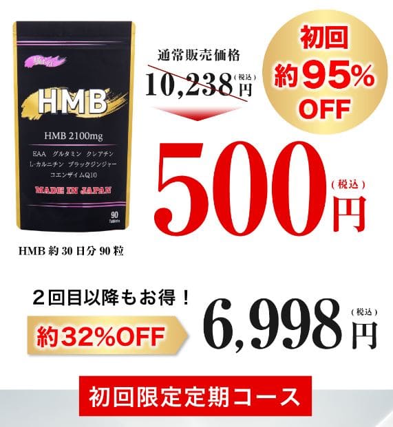【正規品】3個セット HMB 極ボディ 90粒 3袋 マッスルサプリメント SNSで話題 HMB+EAA+グルタミン+クレアチン配合 筋肉【新品未開封】 HMB極ボディの口コミは嘘？悪い評判も踏まえて実態を調査します