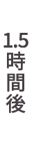 1.5時間後
