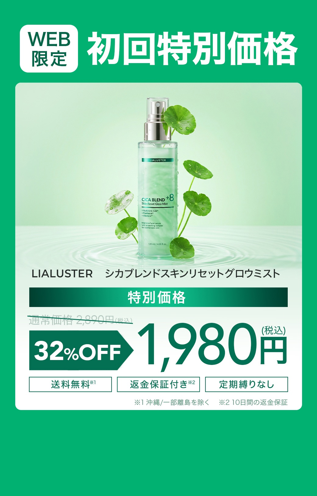 WEB限定 初回限定特別価格