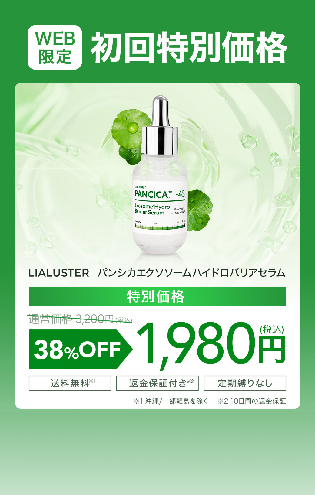 WEB限定 初回限定特別価格