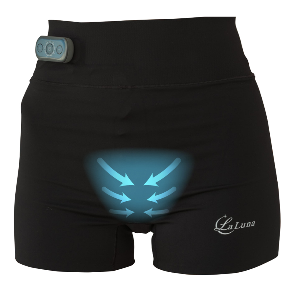 makuakeにて先行予約受付中 ラルーナ 骨盤底筋トレーニングパンツ リモコンセット