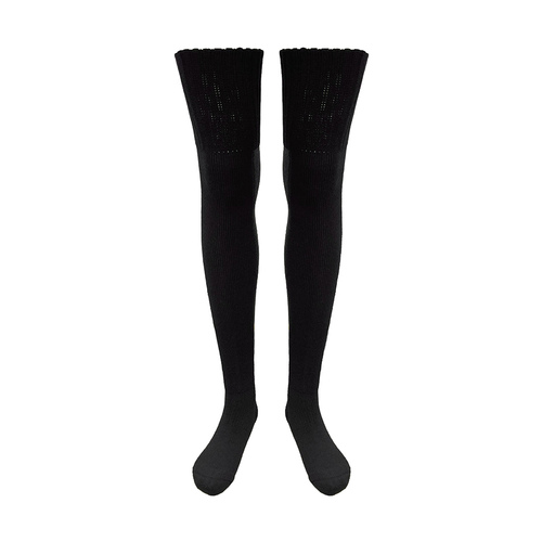 ThermOne サーモワン 膝上ロング丈ソックス Black - LIBERTA ONLINE STORE