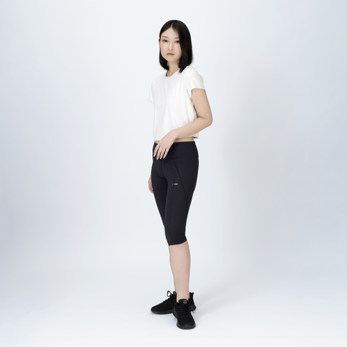 FREEZE TECH 氷撃α WOMENS LINE 冷感7分丈タイツ White Black