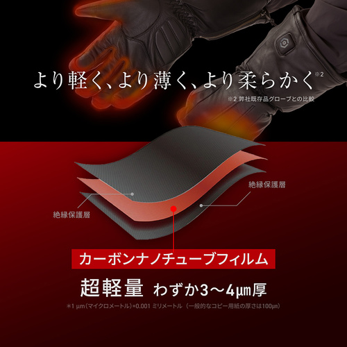 Heat Master 12Vヒートレザーグローブ LTシリーズ TYPE-1 LIDEF