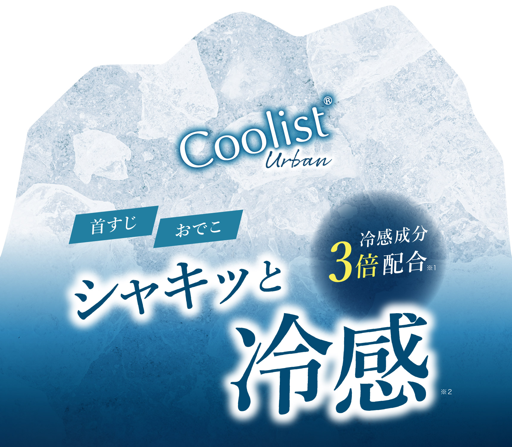 塗るネッククーラー Coolist Urban アセダレーヌ  首すじ・おでこ　シャキッと冷感※2  冷感成分3倍配合※1