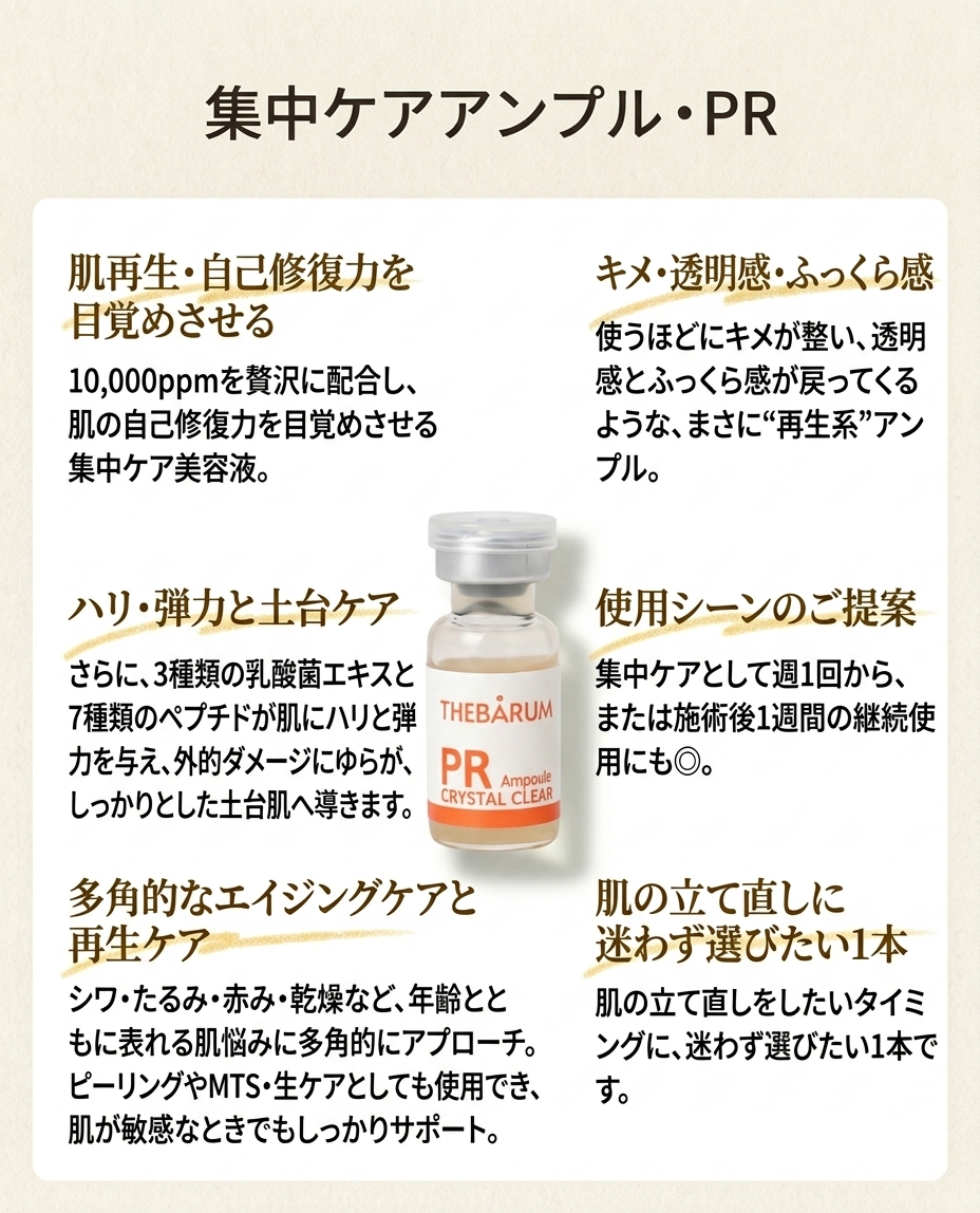 クリスタル クレア３個セット 選べるセット: ACアンプル