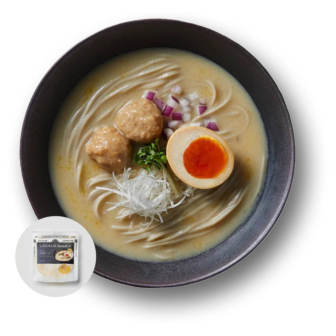 濃厚鶏だし白湯ラーメン