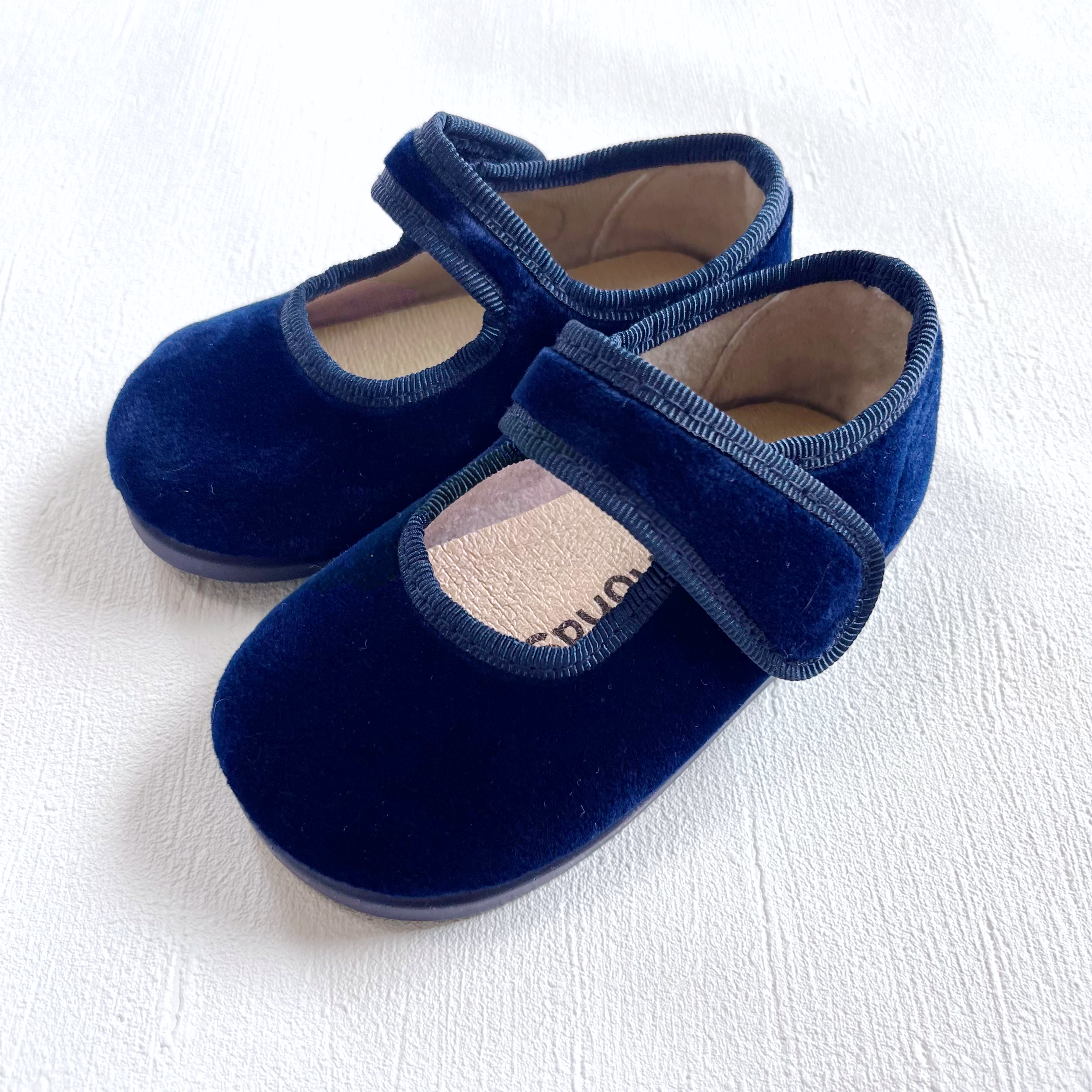 Mary Jane Velvet シューズ｜Pisamonas カラー: Bordeaux, サイズ: 22(14.0cm)