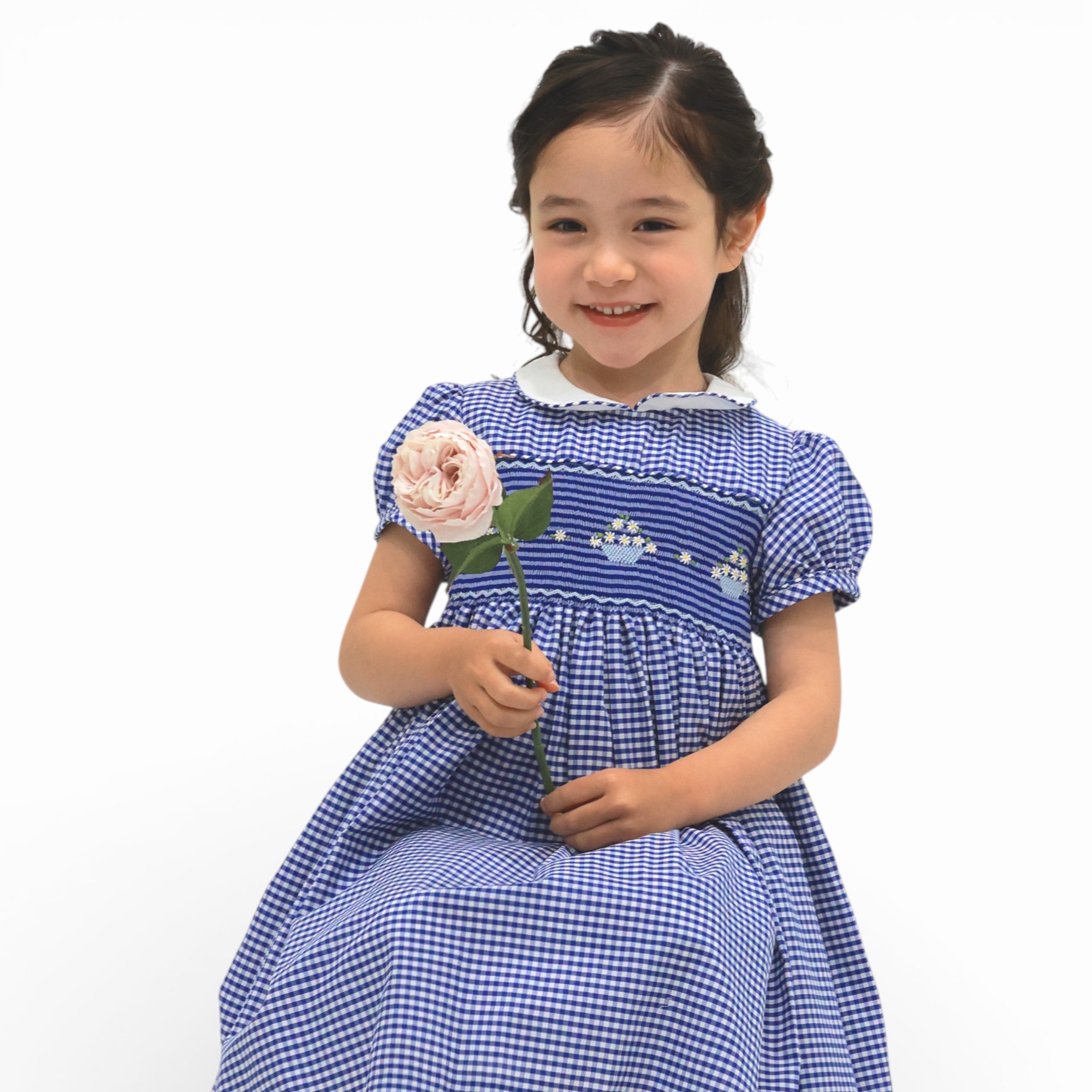 Desiree スモッキングワンピース｜Annafie サイズ: 12M(80cm）