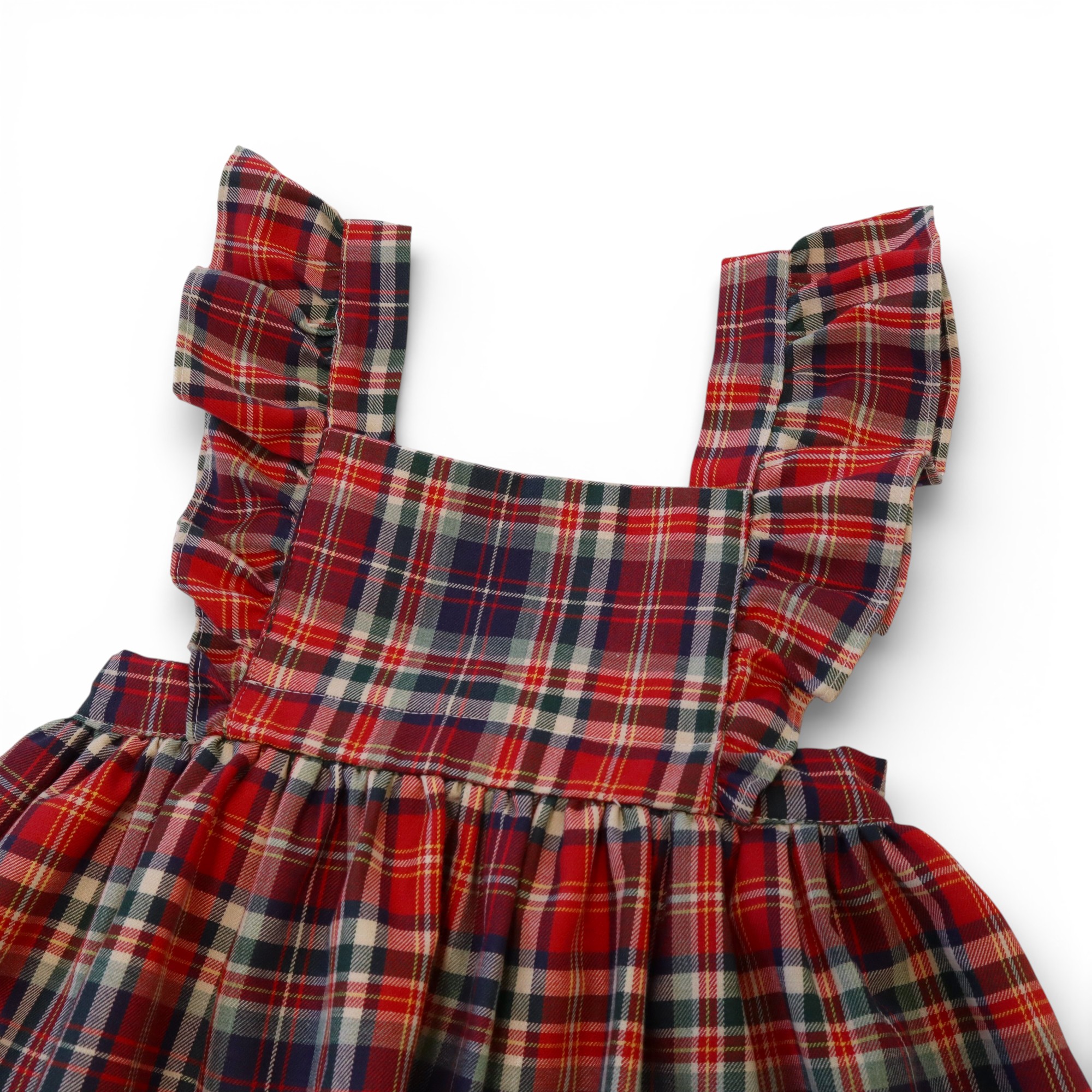  Red Tartan シャツ＆ワンピース セットアップ｜Belan サイズ: 4Y(104cm)