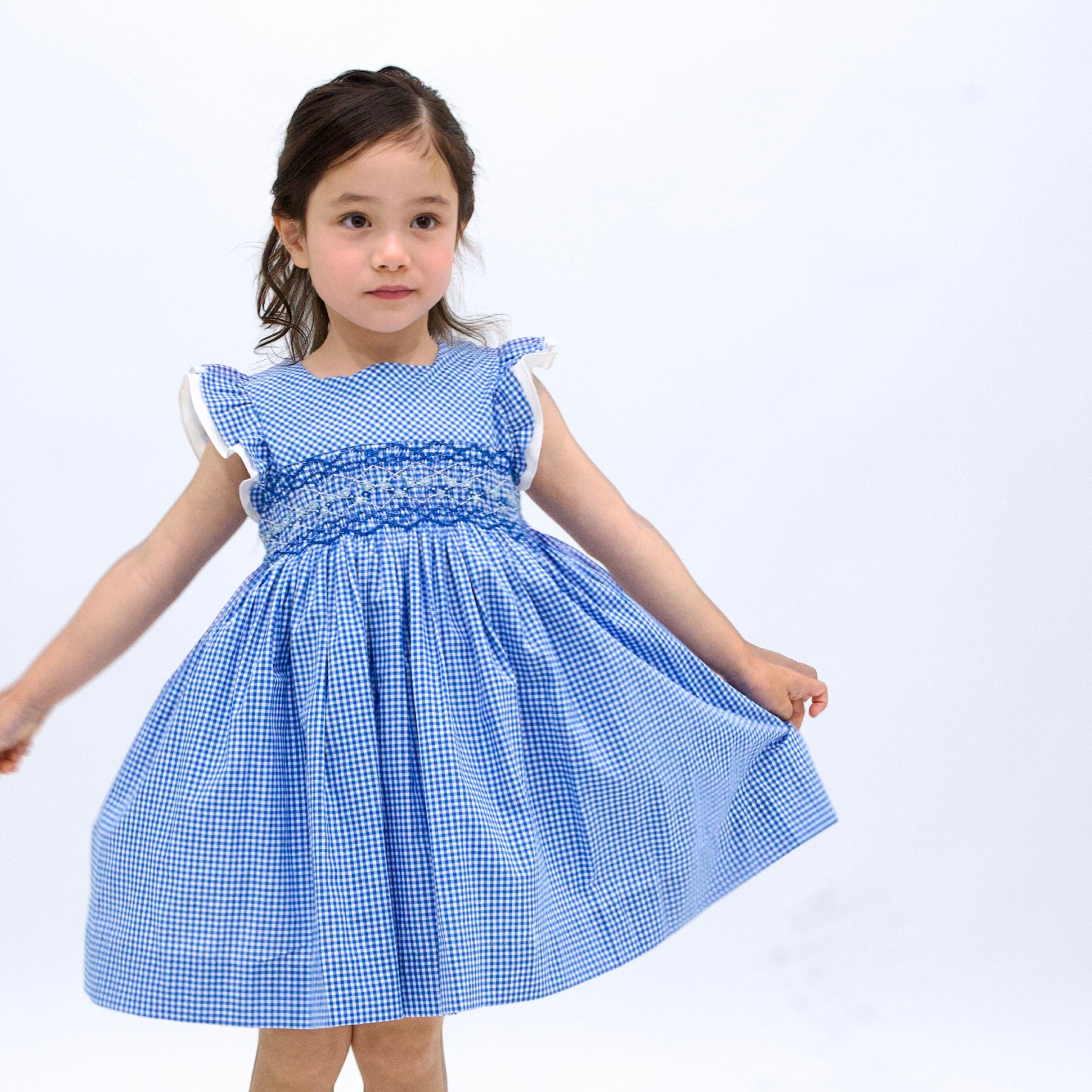 Enora スモッキングワンピース｜Kidiwi サイズ: 2Y(92cm)