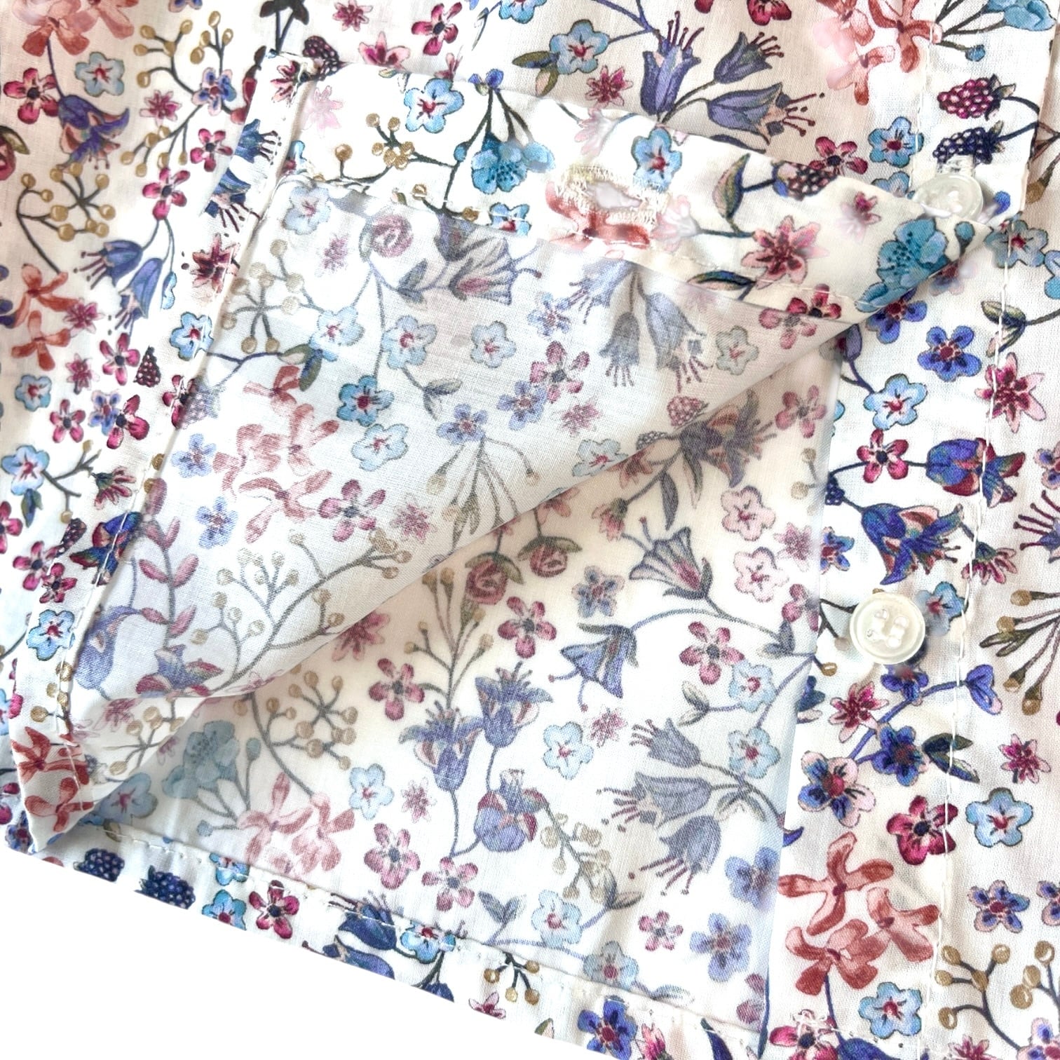  Liberty Flower Shirt｜Marie Puce サイズ: 3Y(98cm)
