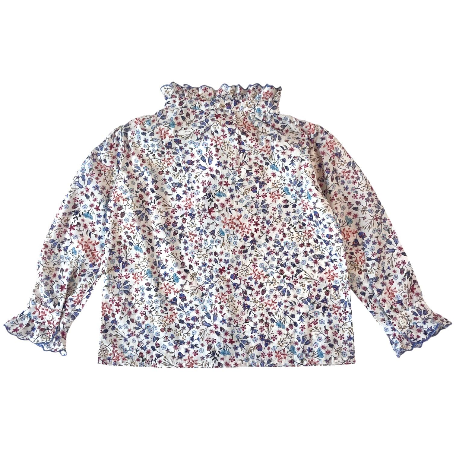  Liberty Flower Shirt｜Marie Puce サイズ: 3Y(98cm)