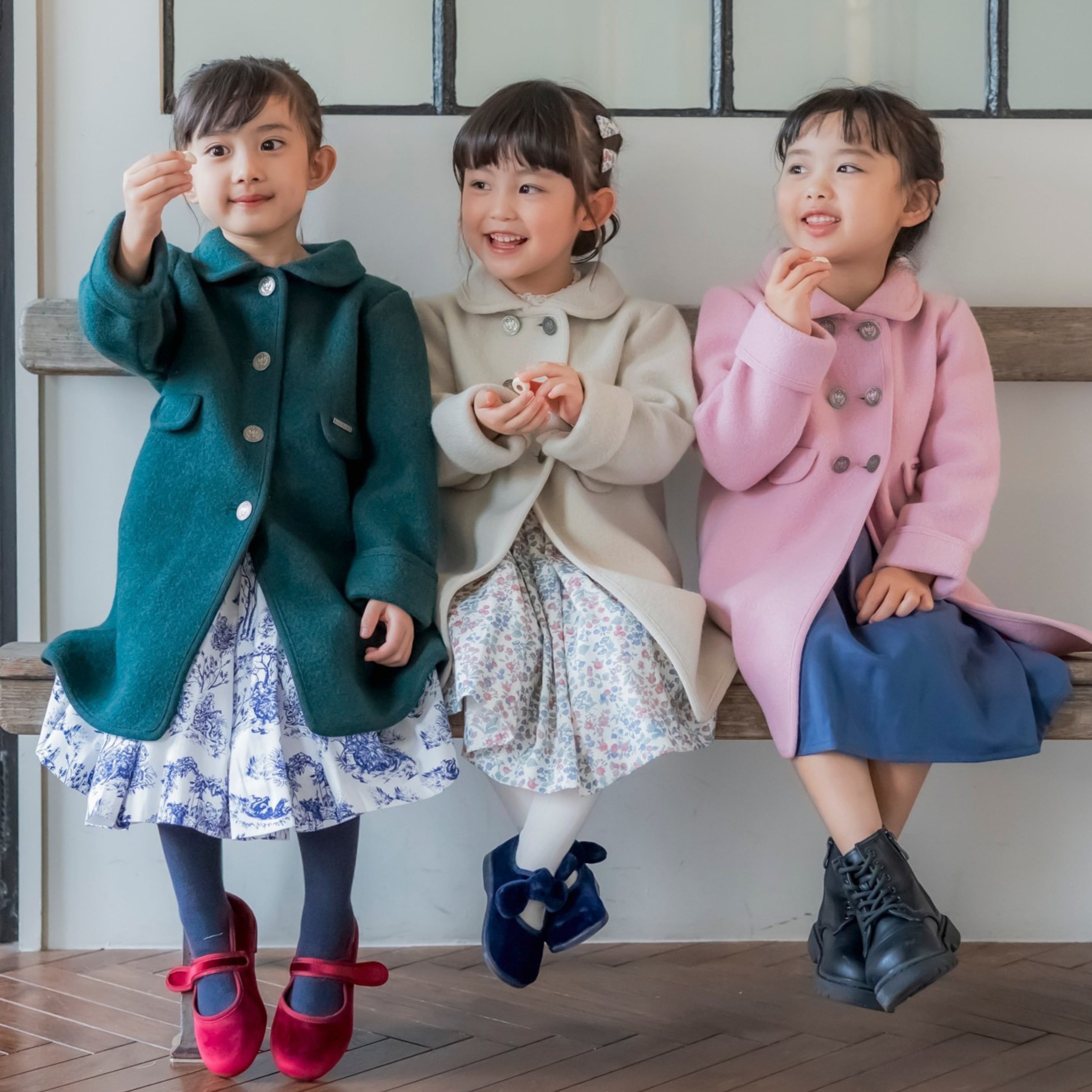 シングルブレストコート｜Marae サイズ: 4Y(104cm)