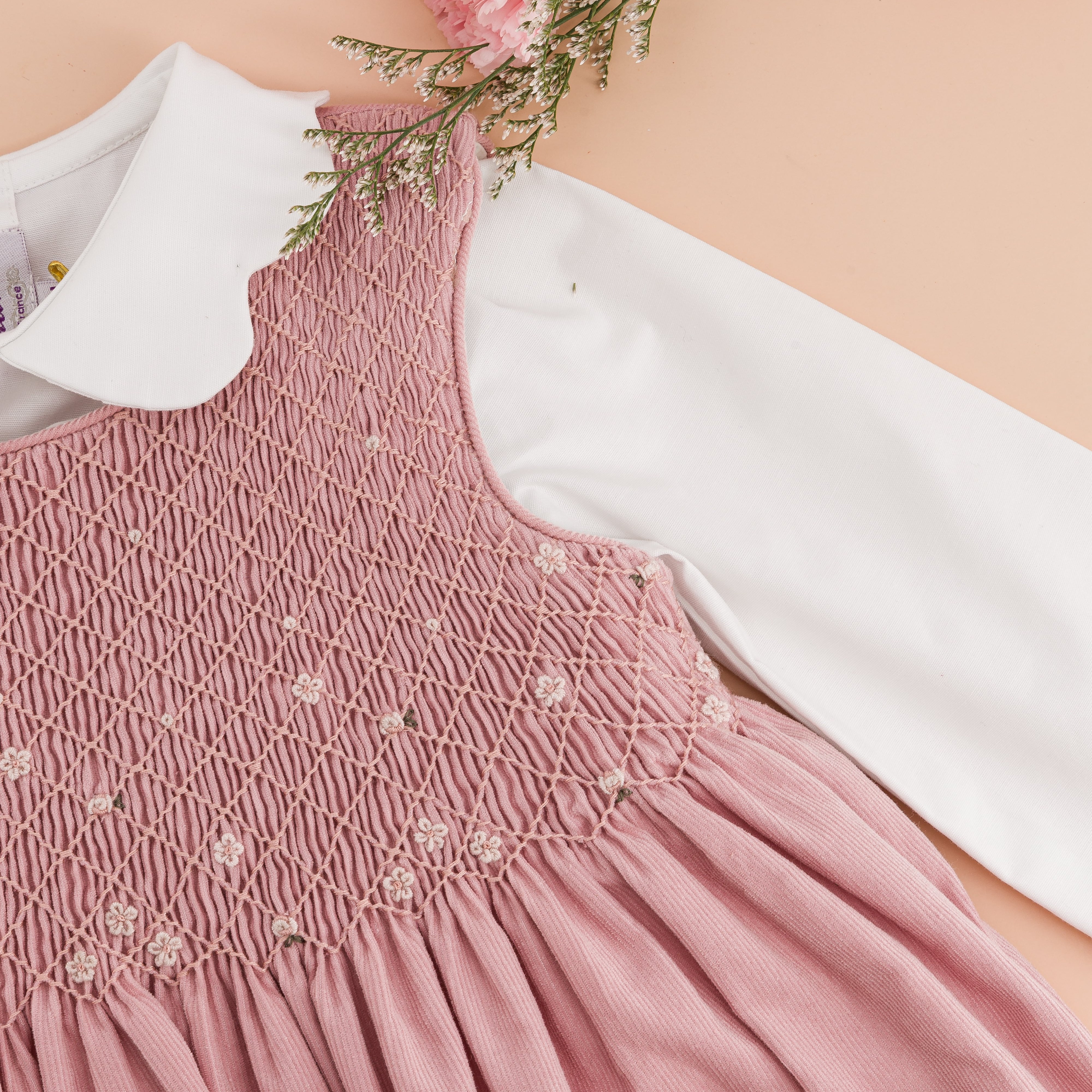  Emma スモッキングワンピース｜Kidiwi サイズ: 2Y(92cm)