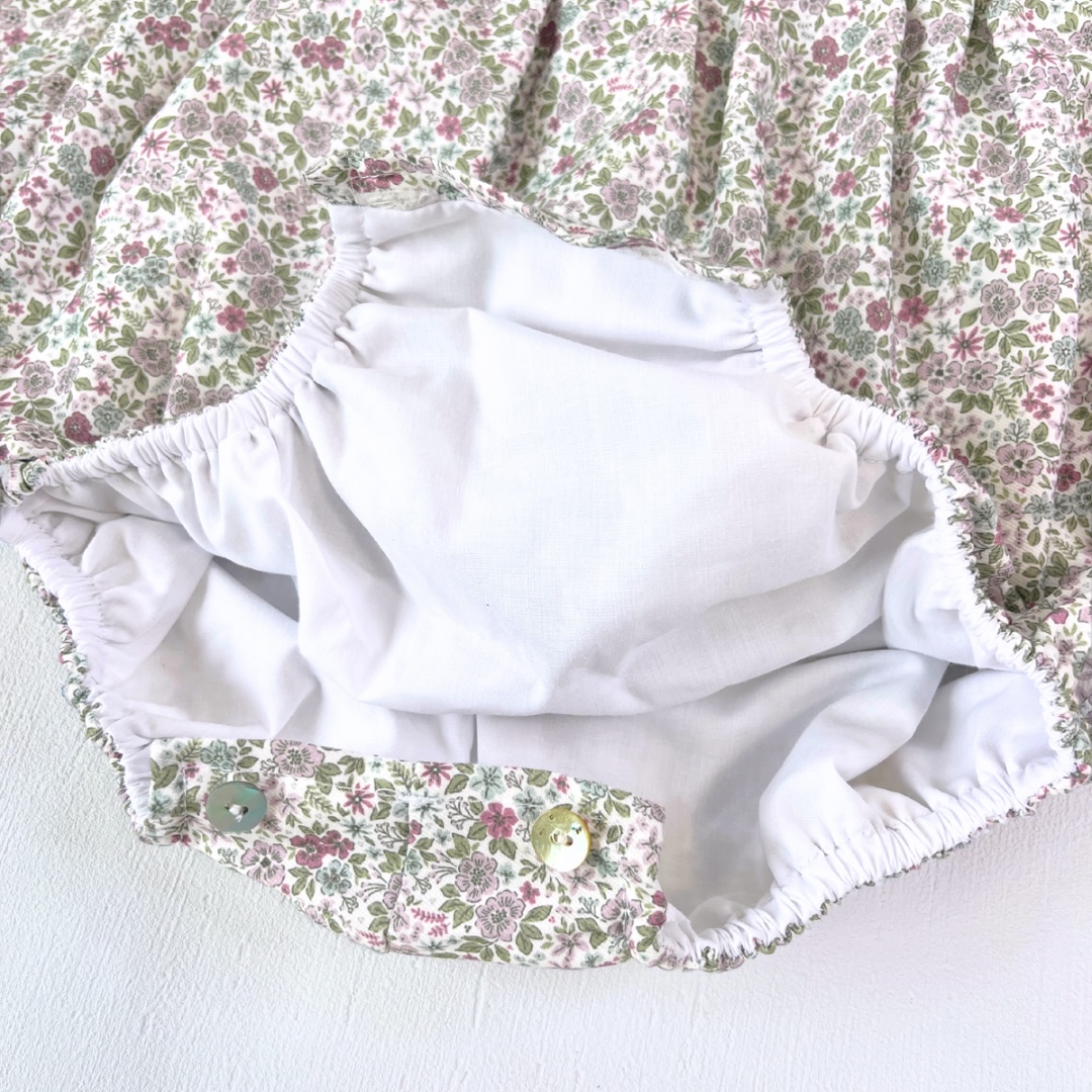  Lucia スモッキングロンパース｜Pi&Pa ベビーサイズ: 18ヶ月 (86cm)