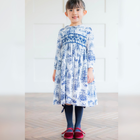 Gisel スモッキングワンピース｜Annafie サイズ: 3Y(98cm)