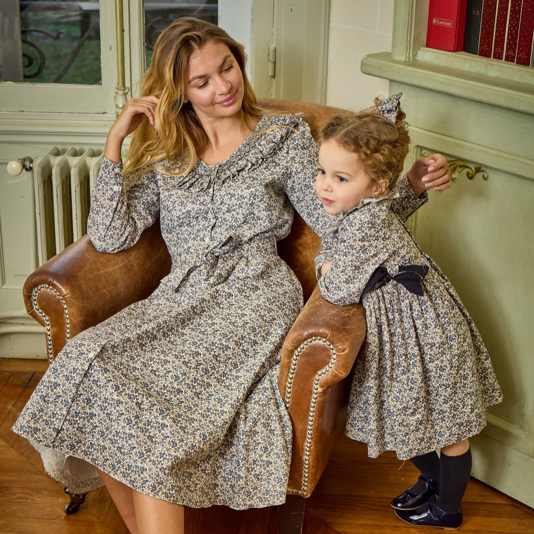  Adeline スモッキングドレス（婦人）｜Kidiwi