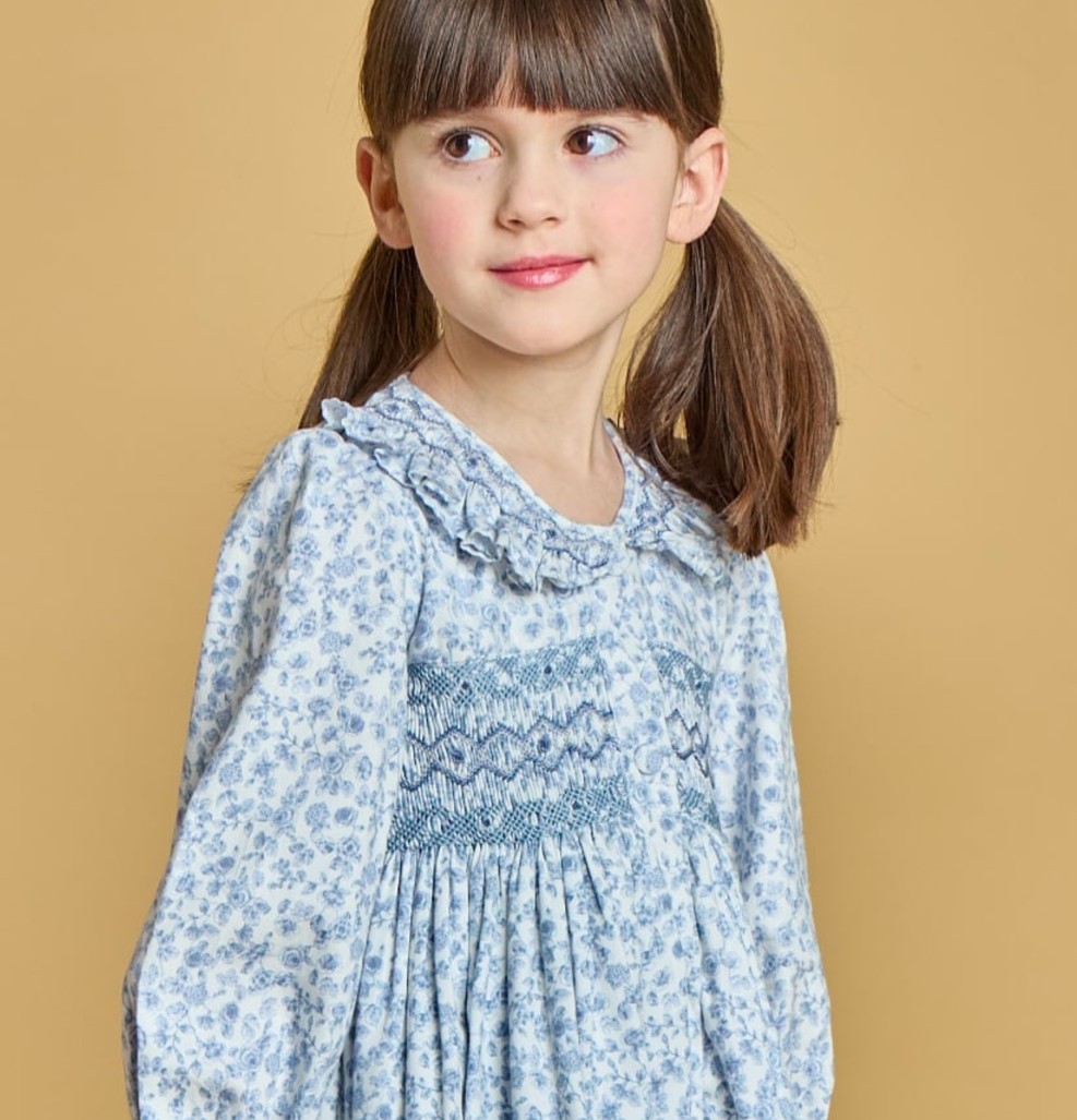  Adeline スモッキングワンピース｜Kidiwi サイズ: 4Y(104cm)