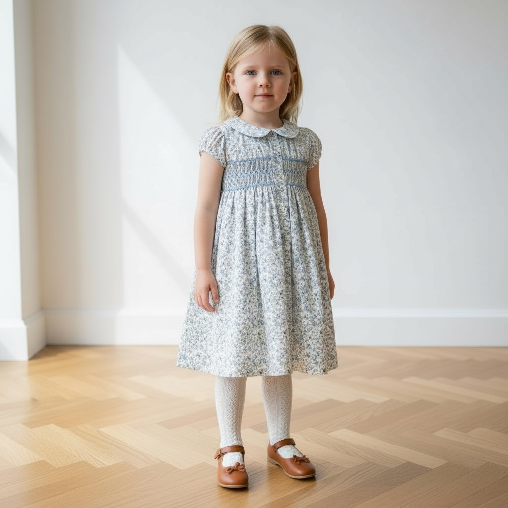 【Last3Y】LISA スモッキングワンピース｜Annafie サイズ: 3Y(98cm)