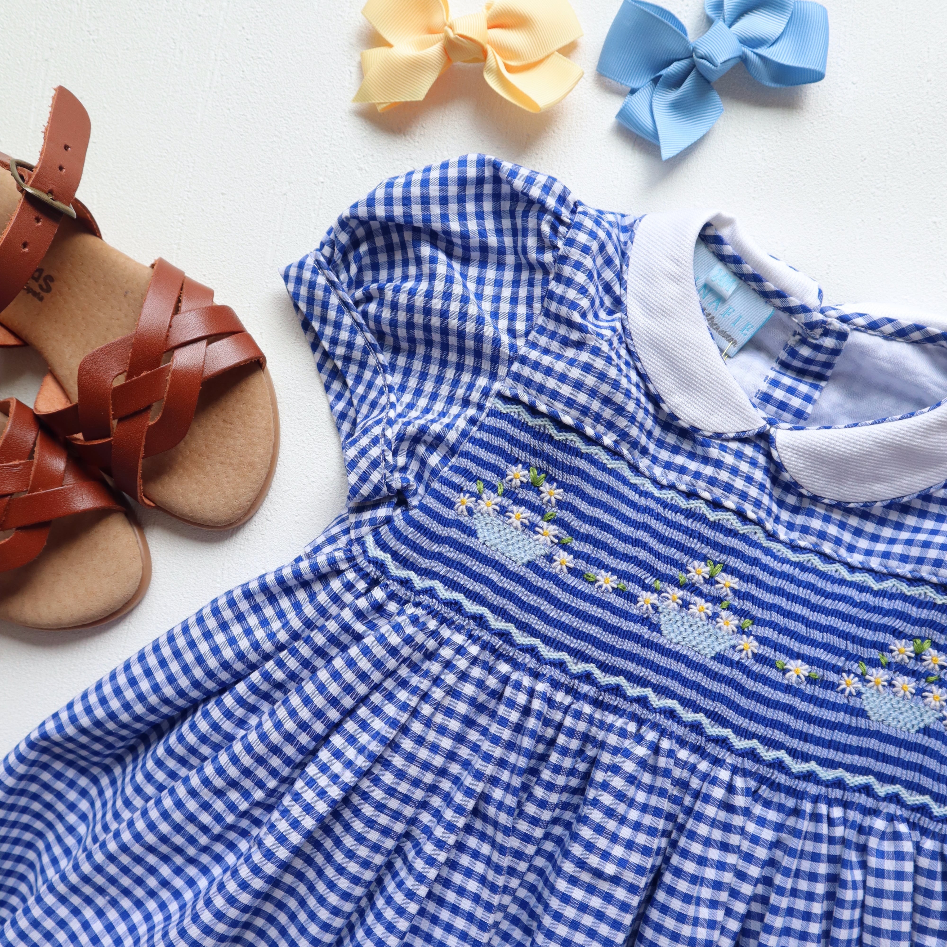 Desiree スモッキングワンピース｜Annafie サイズ: 12M(80cm）