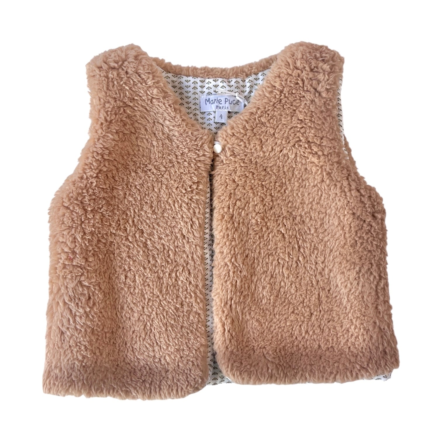  Faux Fur Sleeveless Gilet｜Marie Puce