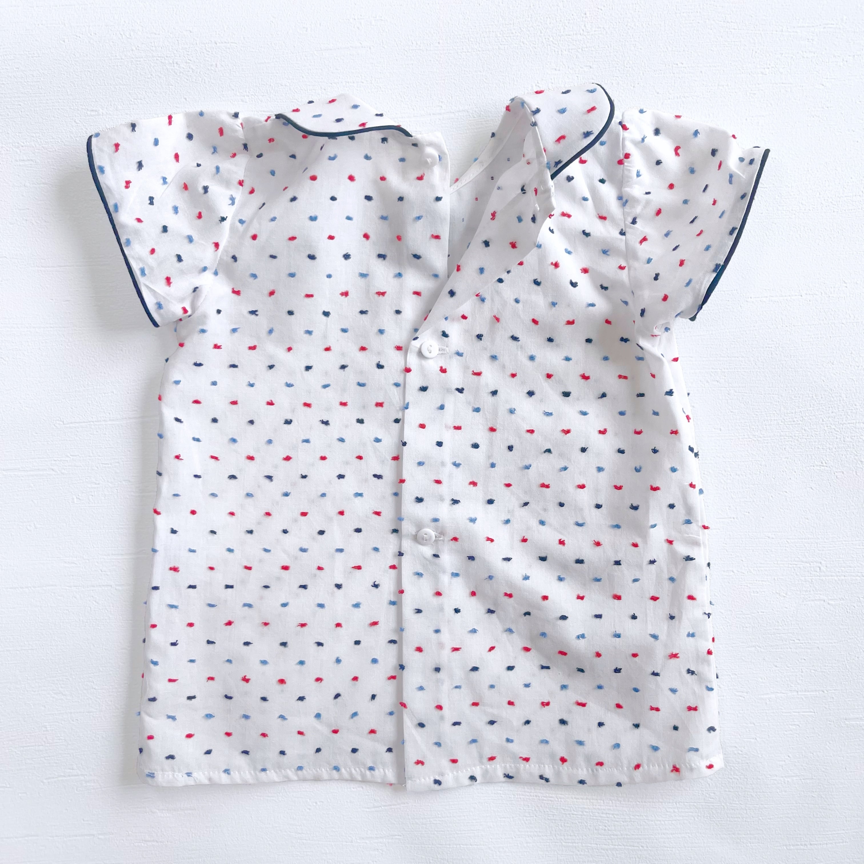 Baby Boy オーバーオール＆シャツ セットアップ｜Belan サイズ: 12M(80cm）, カラー: Navy