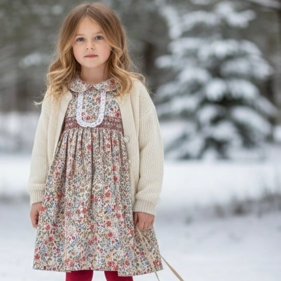  Lucia スモッキングワンピース｜Pi&Pa サイズ: 2Y(92cm)