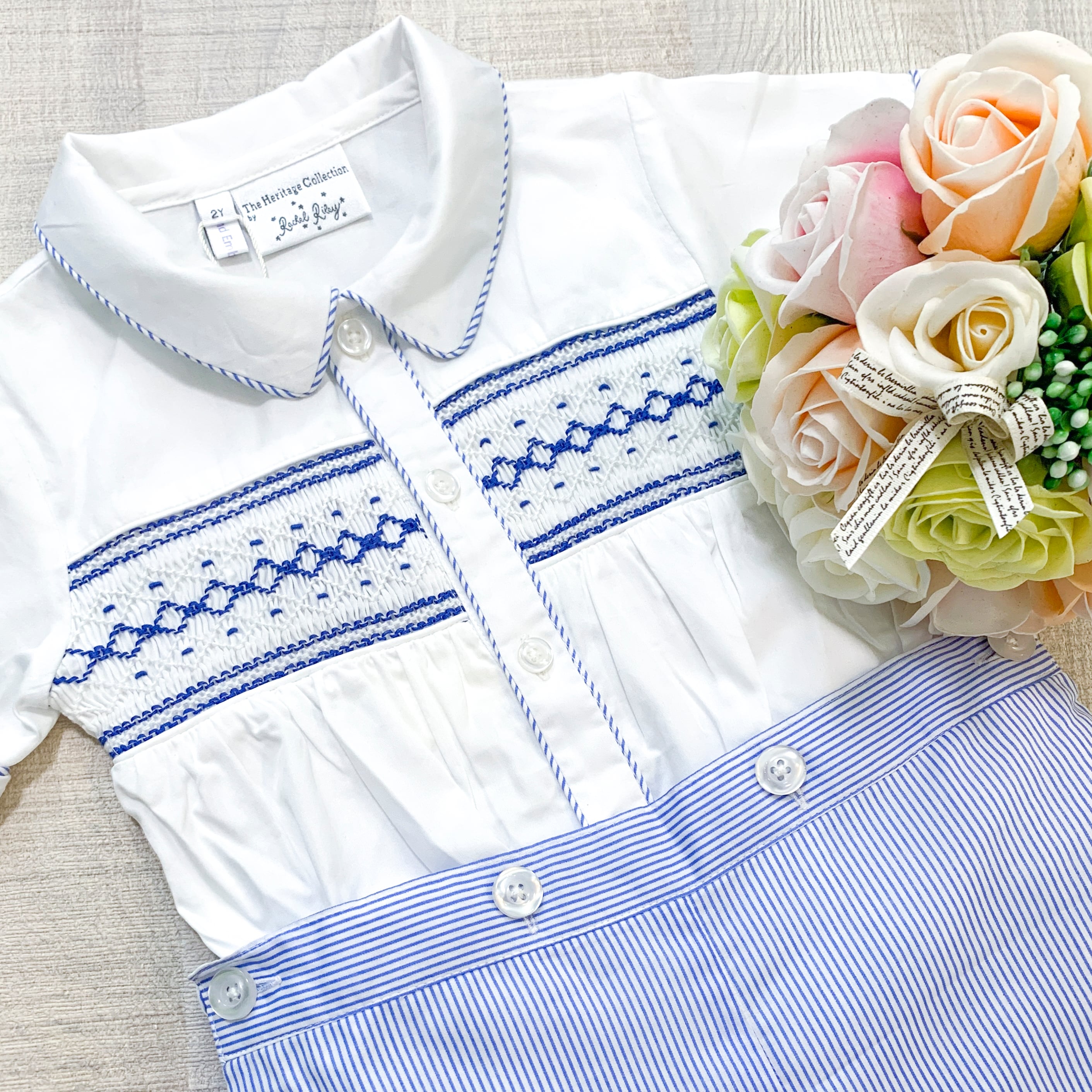 Louis スモッキングセットアップ｜Rachel Riley サイズ: 3Y(98cm)