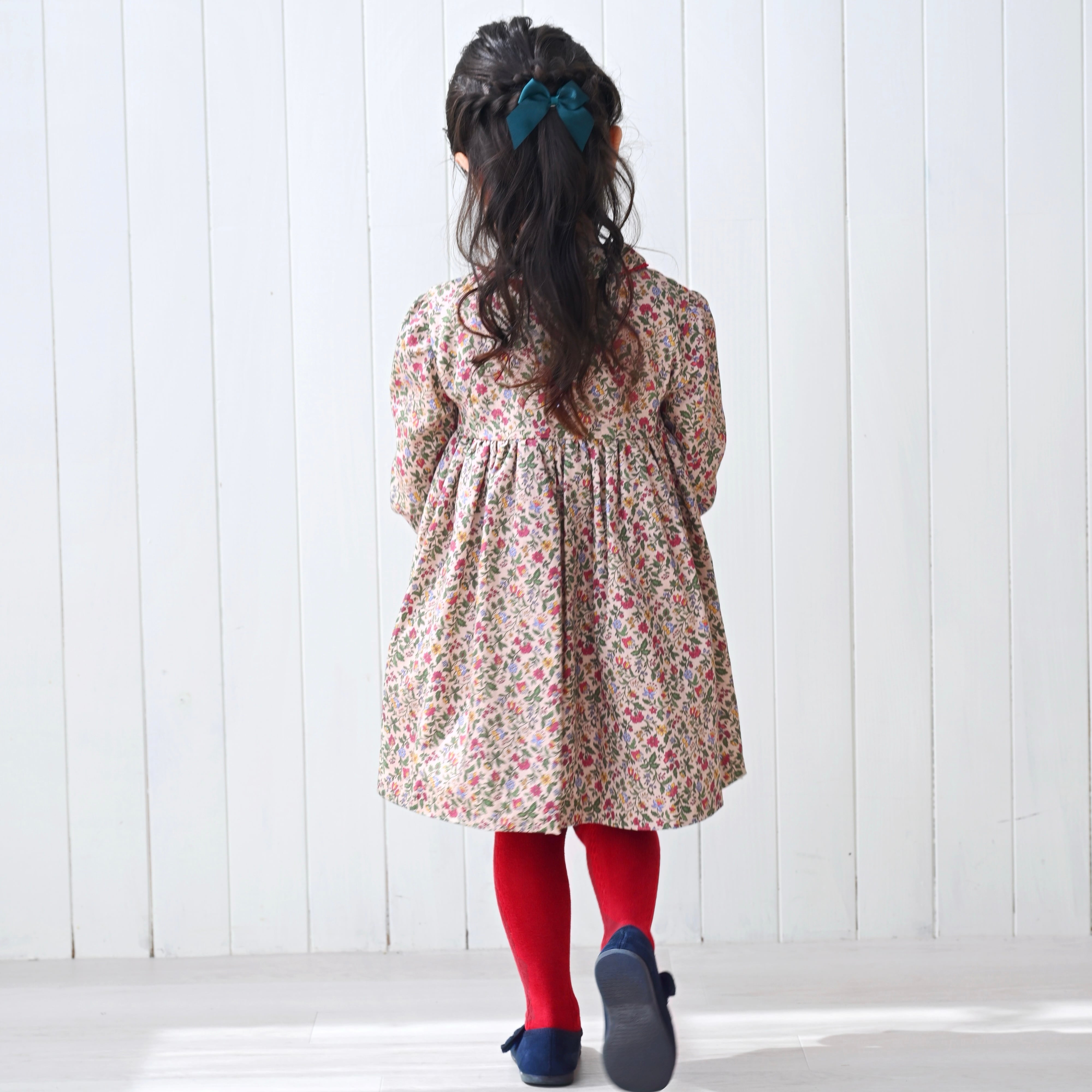  【Last 4Y】Flor de pascua スモッキングワンピース｜Pi&Pa サイズ: 4Y(104cm)