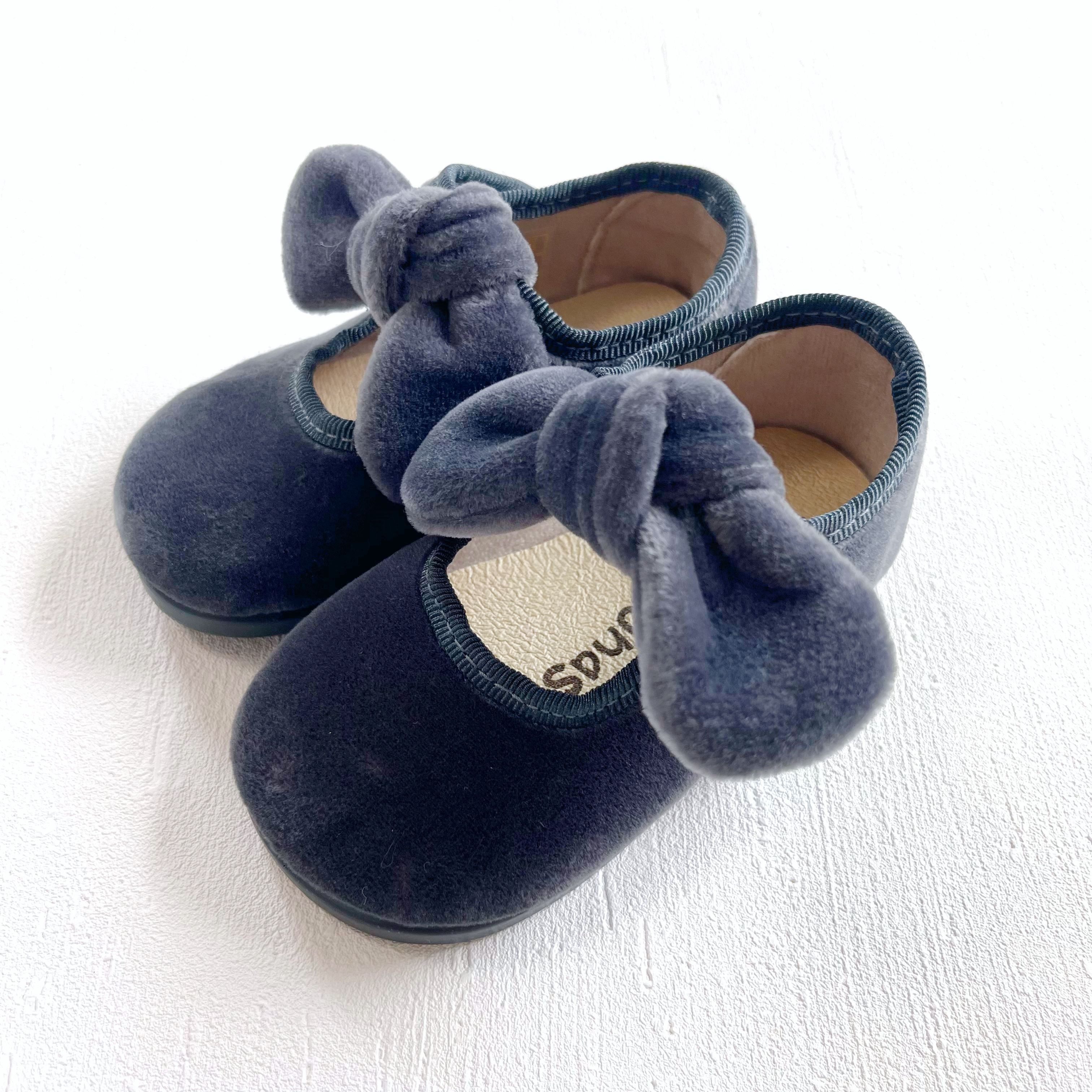 Mary Jane Velvet シューズ｜Pisamonas カラー: Bordeaux, サイズ: 22(14.0cm)