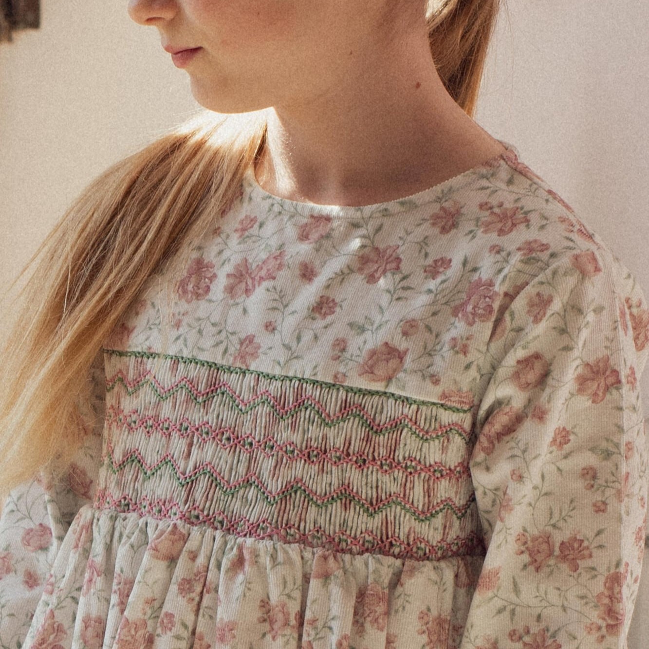  Velvet Josephine Smocked Dress｜Marie Puce サイズ: 2Y(92cm)