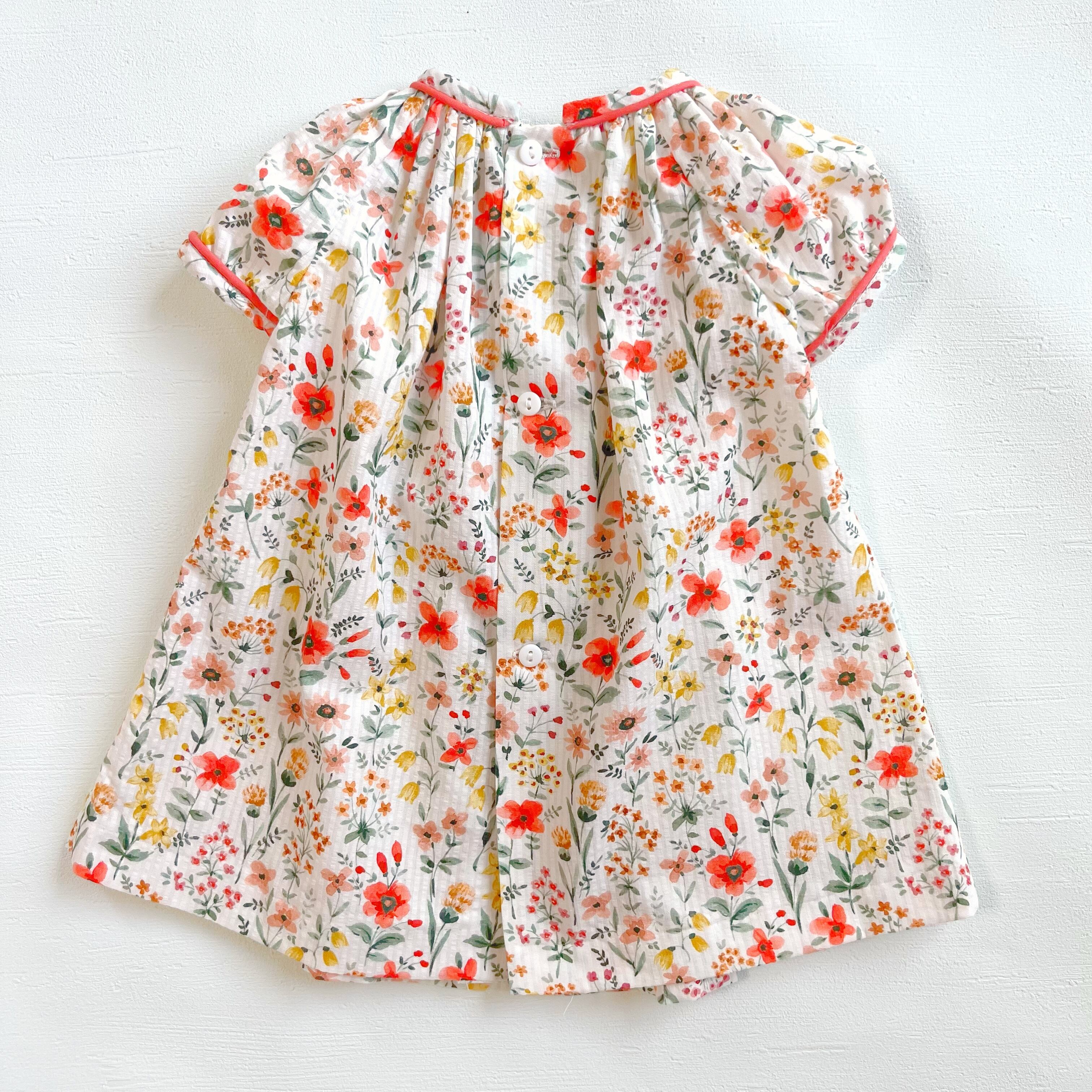 Poppy スモッキングワンピース｜Belan サイズ: 12M(80cm）