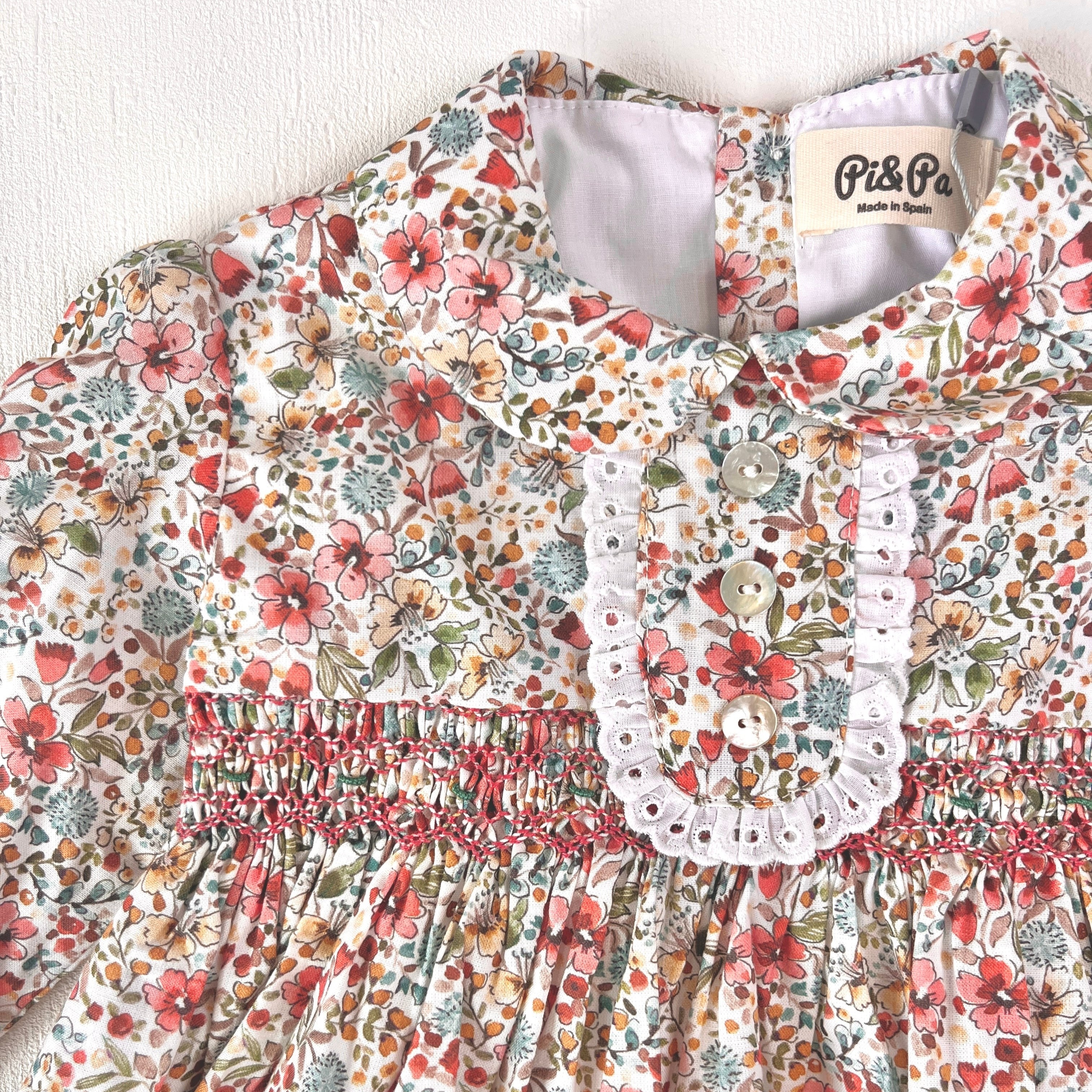  Lucia スモッキングワンピース｜Pi&Pa サイズ: 2Y(92cm)