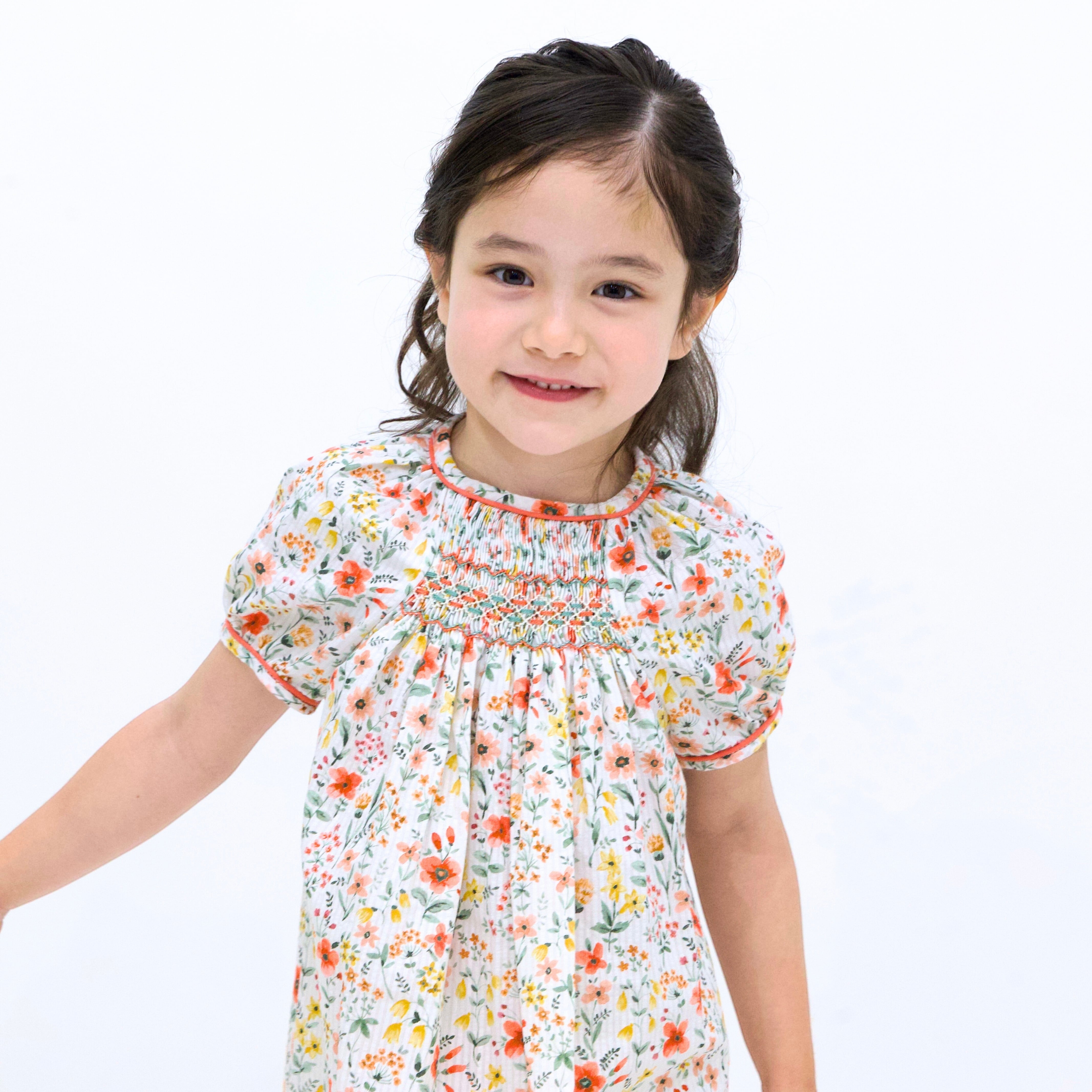 Poppy スモッキングワンピース｜Belan サイズ: 12M(80cm）