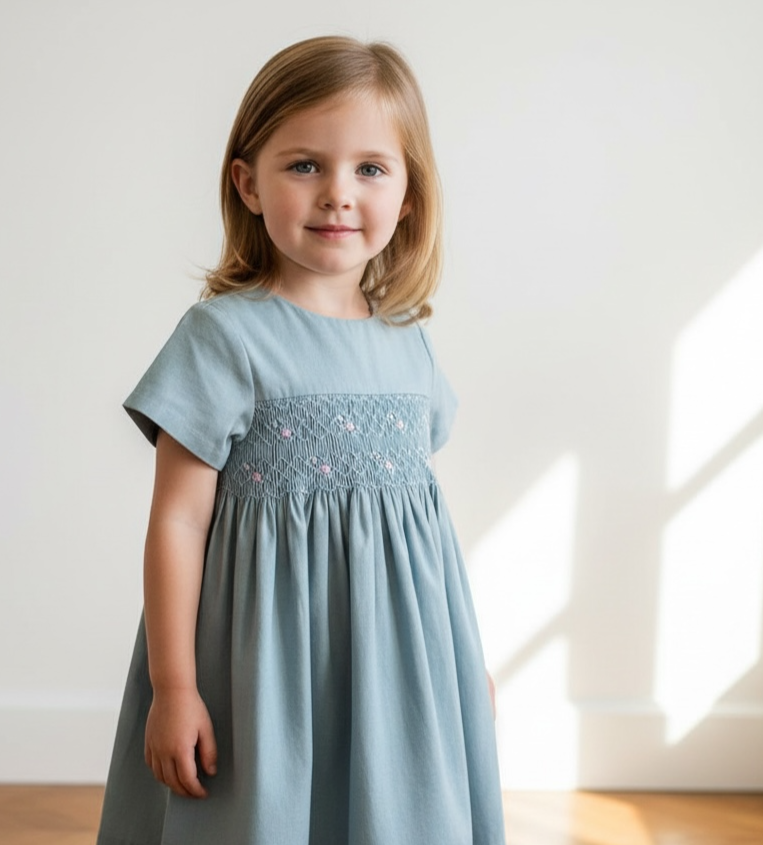  Amarante スモッキングワンピース｜Kidiwi